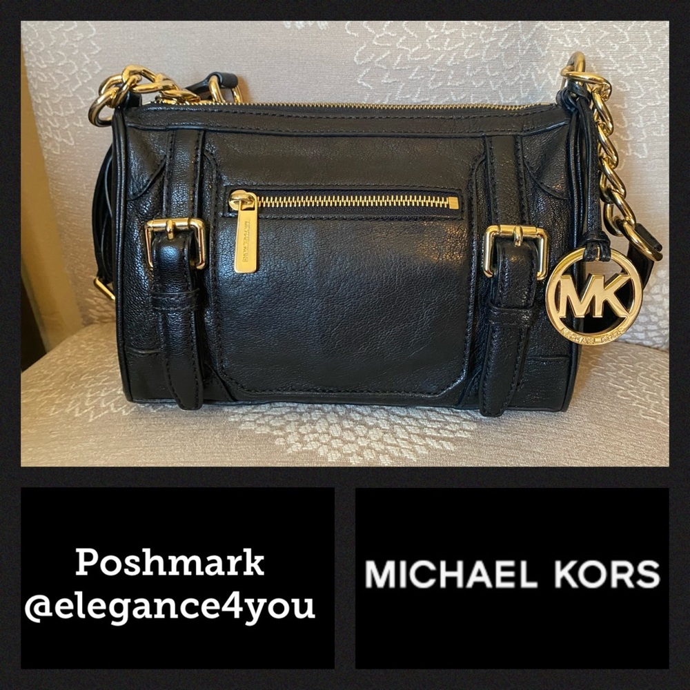 ✨MICHAEL KORS✨Authentic Black Leather Bag